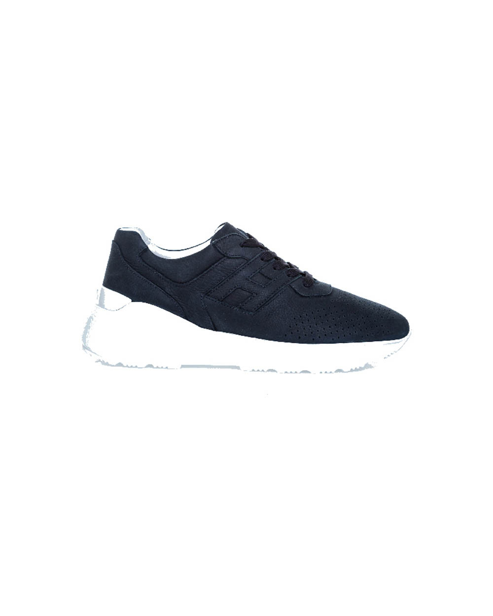 Hyper Active - Sneakers en veau et maille ton sur ton