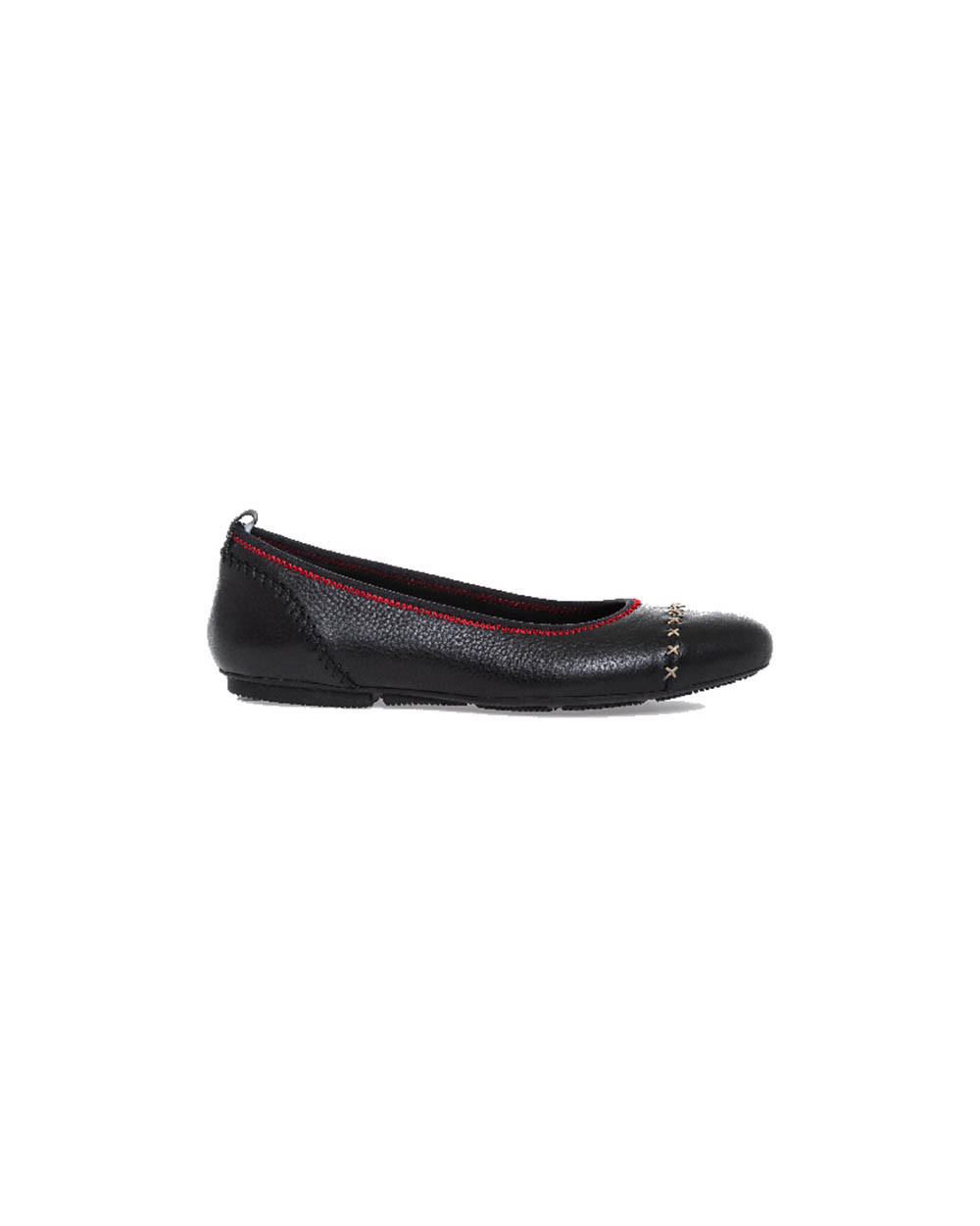 Wrap - Ballerines en cuir naturel avec bout vernis