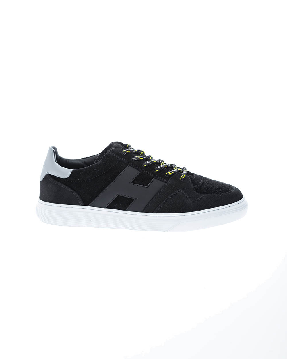 Cassetta - Baskets en cuir naturel et nubuck empiècement argent