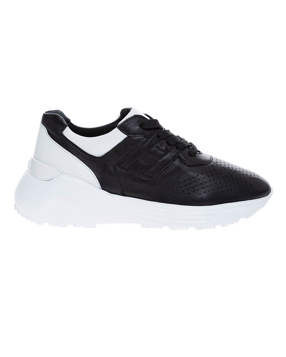 Active One - Baskets en cuir nappa avec perforations 50