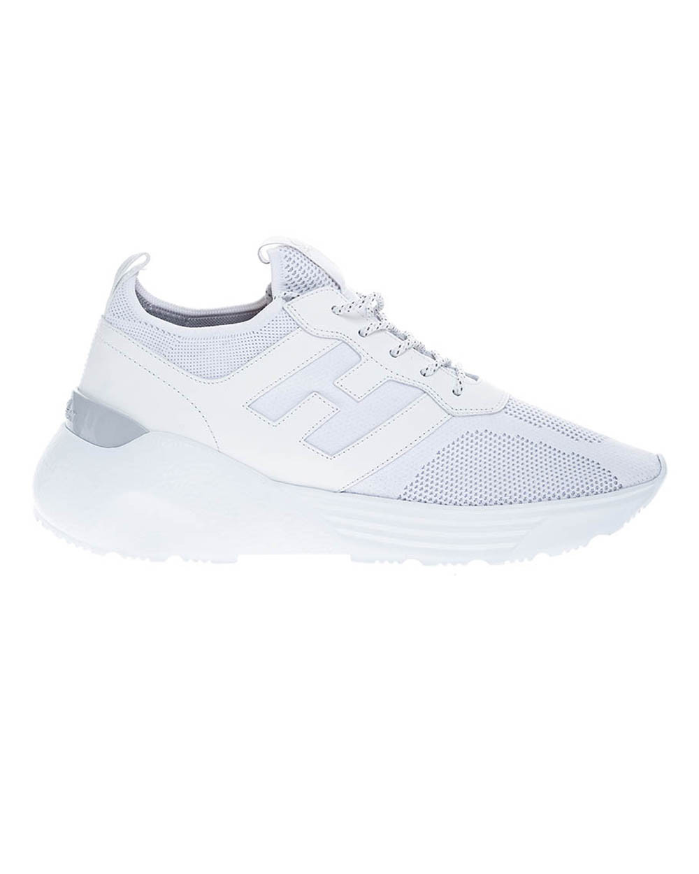 Active One - Sneakers en veau et tissu stretch 50
