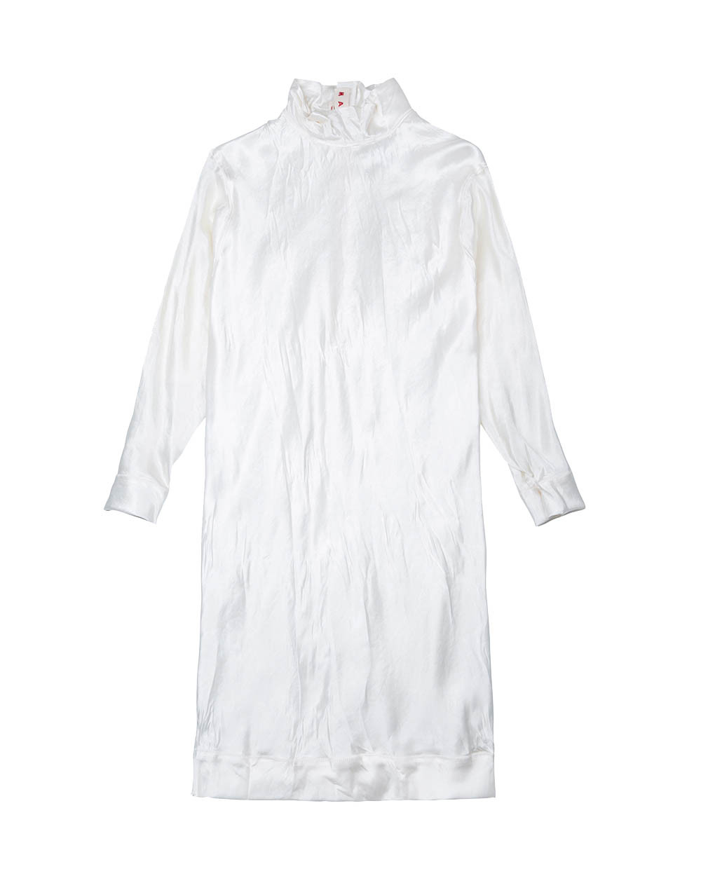 Robe en cupro avec col montant ML